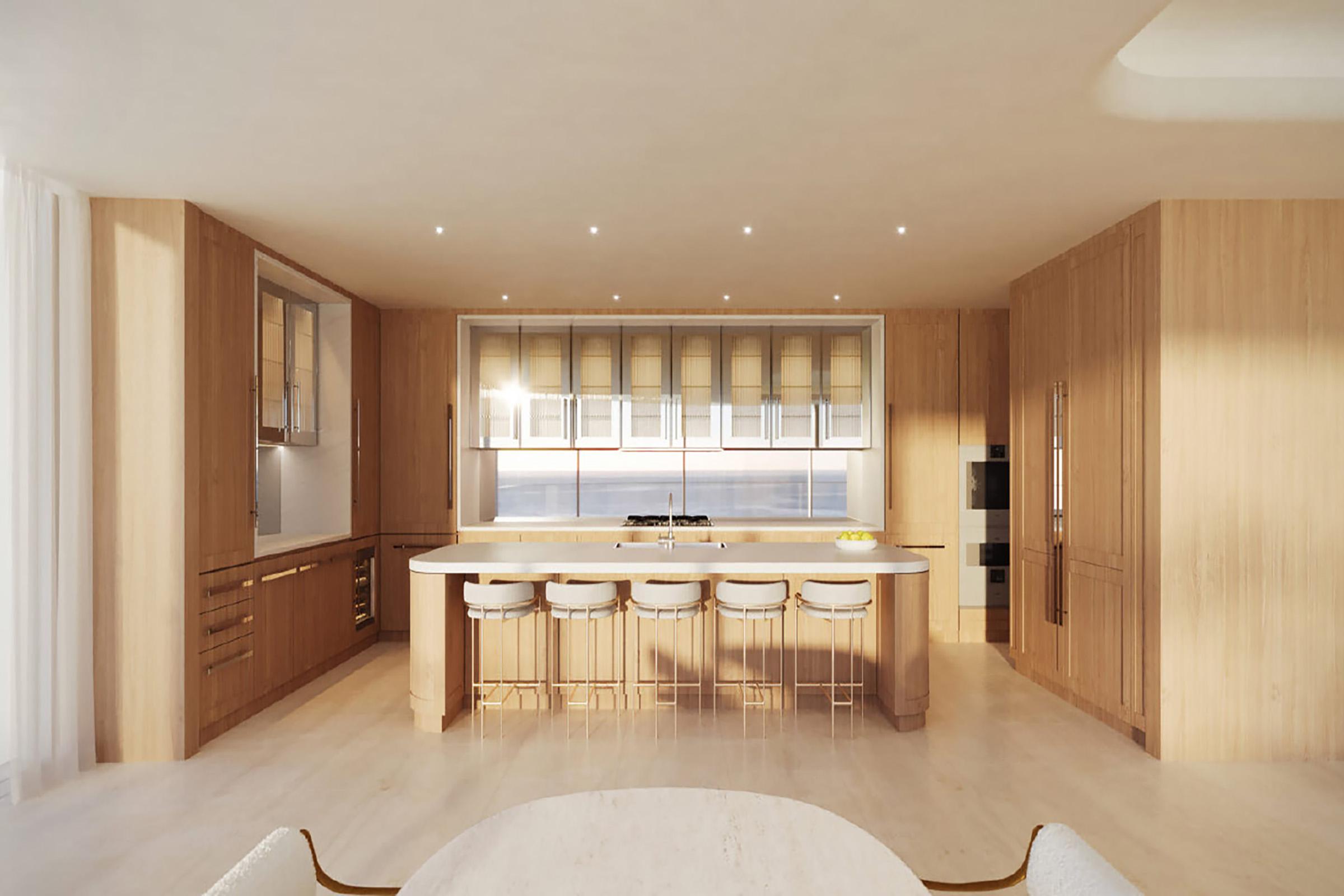 Rendering of The Shore Club Residences Kitchen
